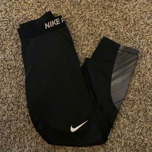 Nike Pro Dri Fit leggings. Crop length